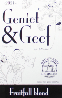 Geniet en Geef bier van De Molen